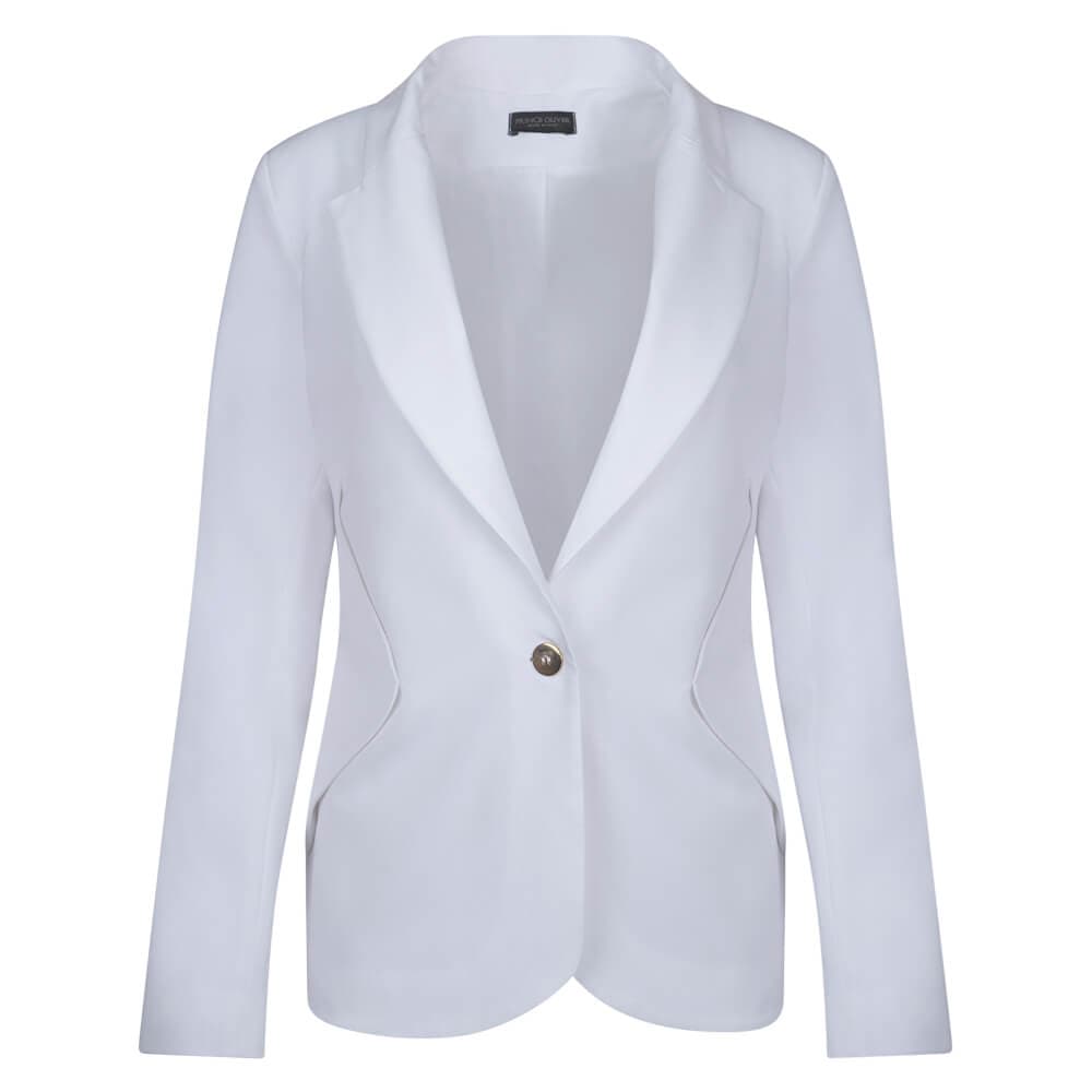 Women's Blazers Prince Oliver White
