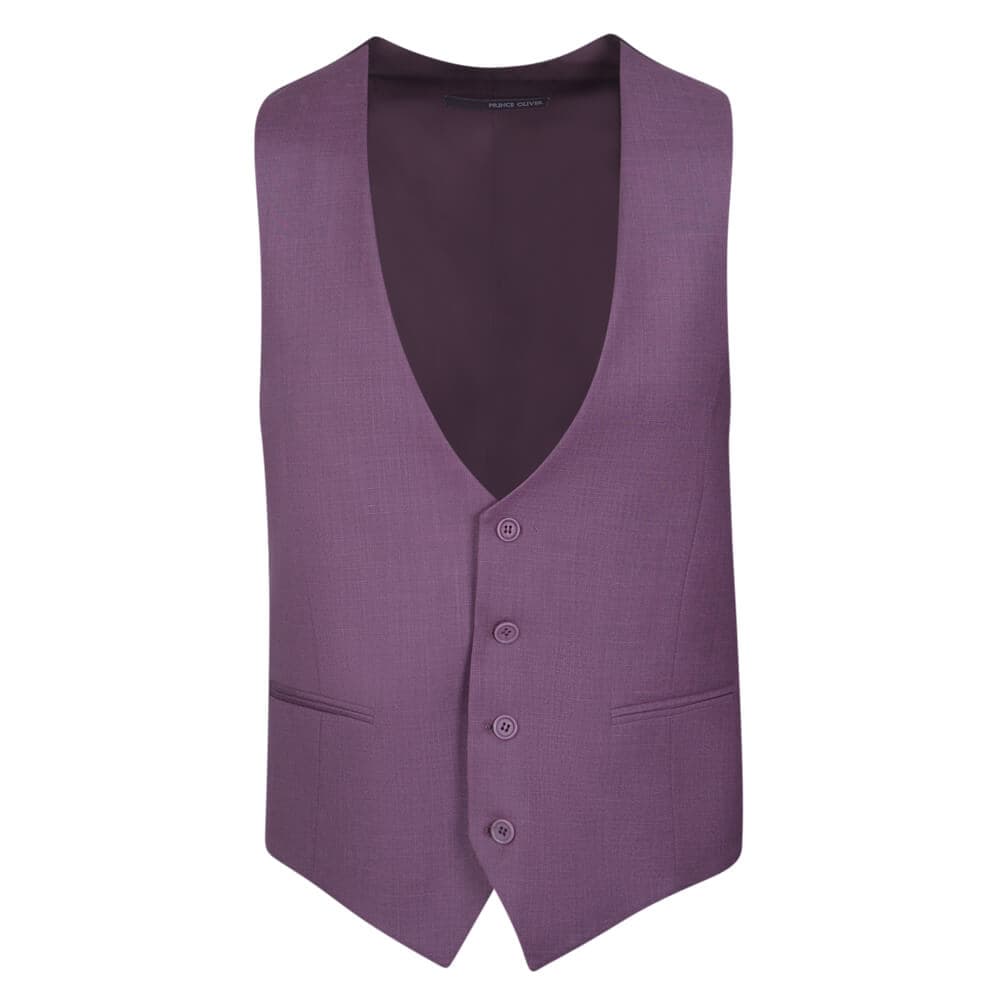 Κοστούμι με Γιλέκο Three-Piece Μπορντώ