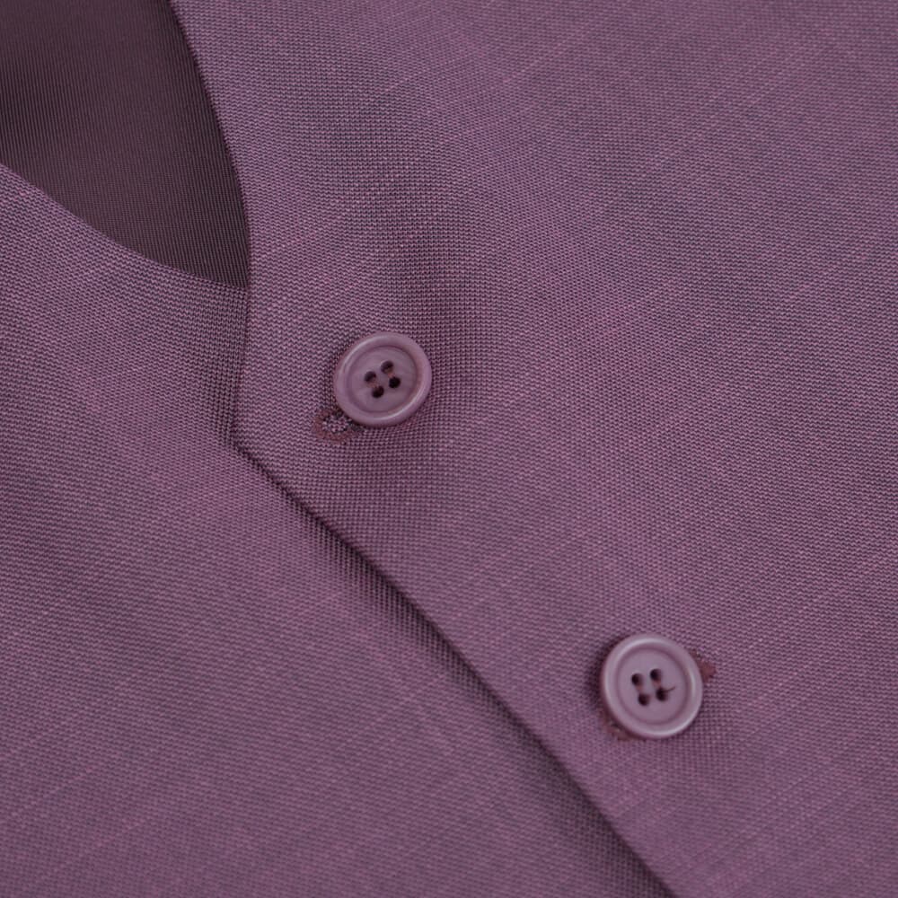 Κοστούμι με Γιλέκο Three-Piece Μπορντώ