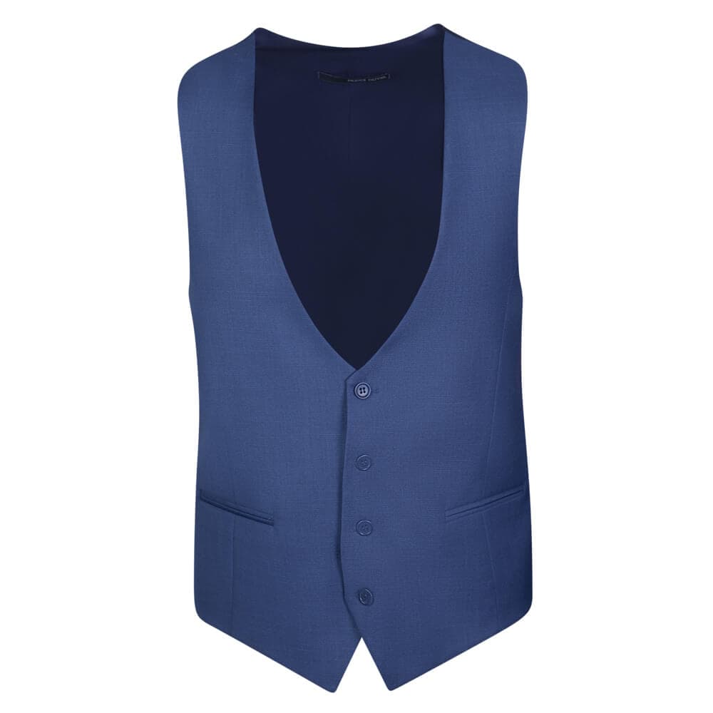 Κοστούμι με Γιλέκο Three-Piece Μπλε Σκούρο