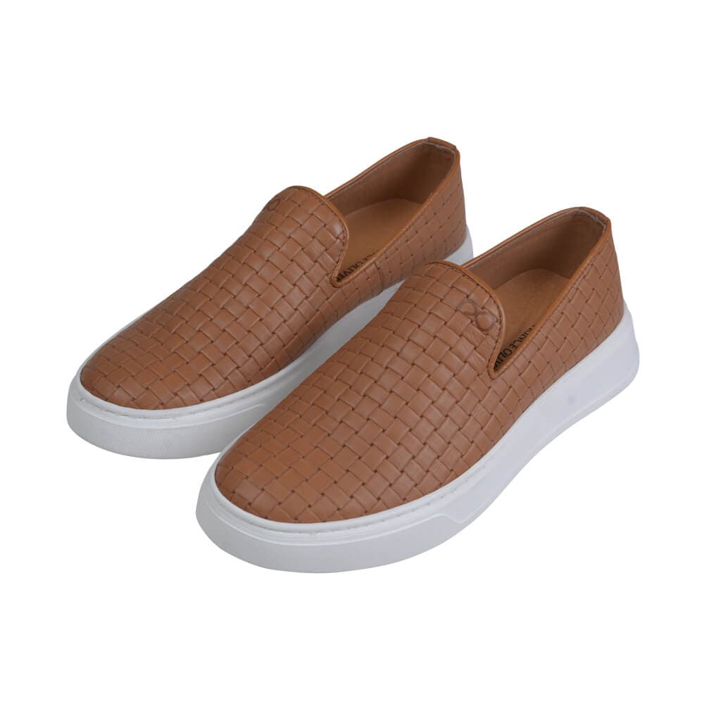 Δερμάτινα Loafers Καφέ Ανοιχτό