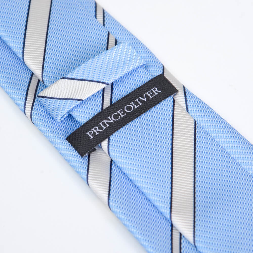 Γραβάτα Ριγέ Σιέλ (Φάρδος 7 cm)