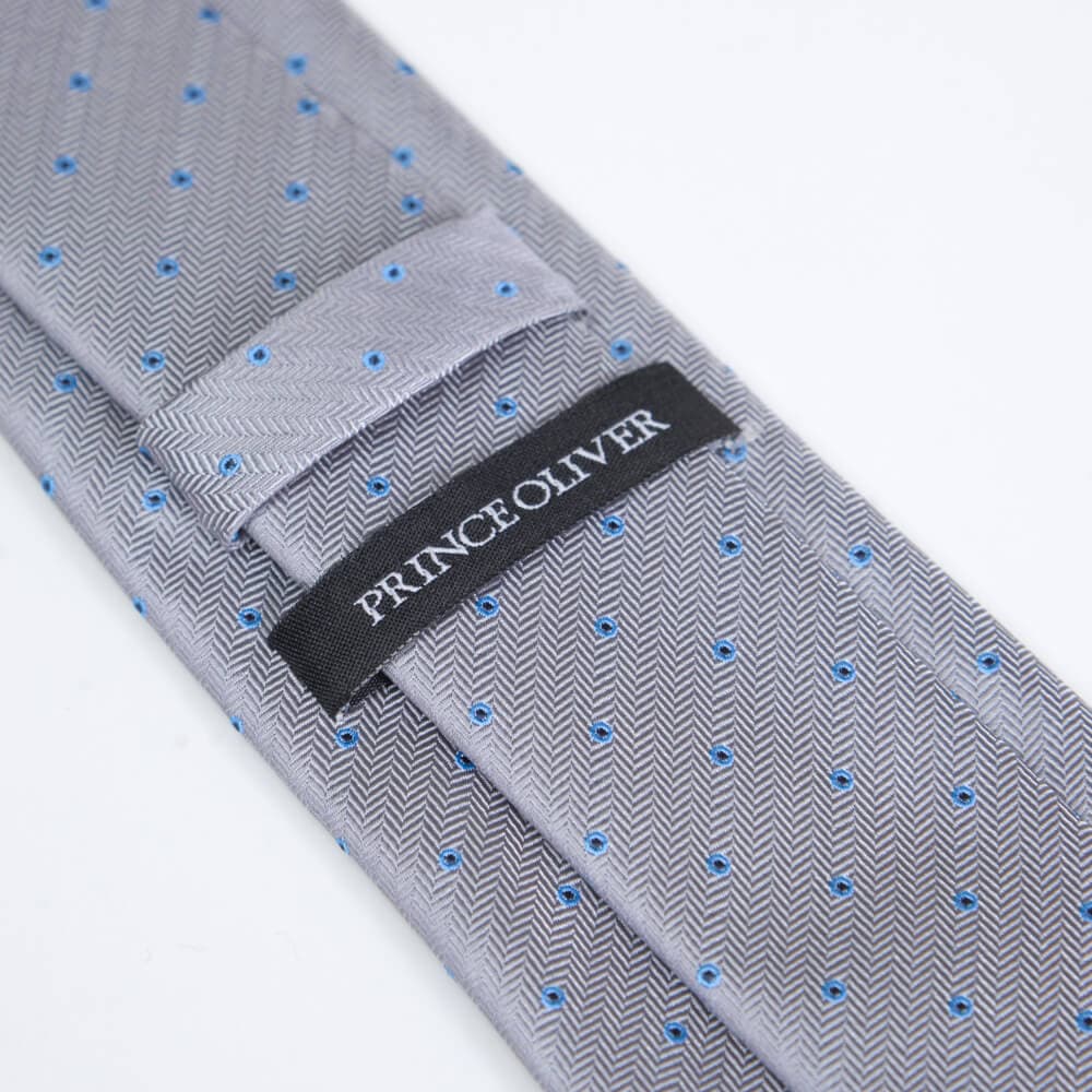 Γραβάτα Πουά Γκρι(Φάρδος 7 cm)