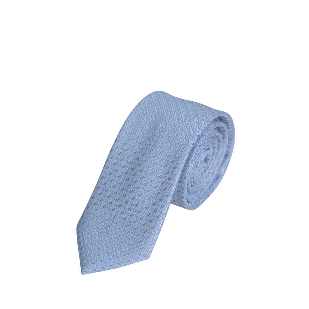 Γραβάτα Γαλάζια Με Ανάγλυφο Σχέδιο (Φάρδος 7 cm)