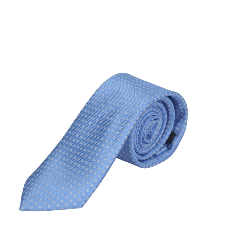 Γραβάτα Γαλάζια Με Ανάγλυφο Σχέδιο (Φάρδος 7 cm)