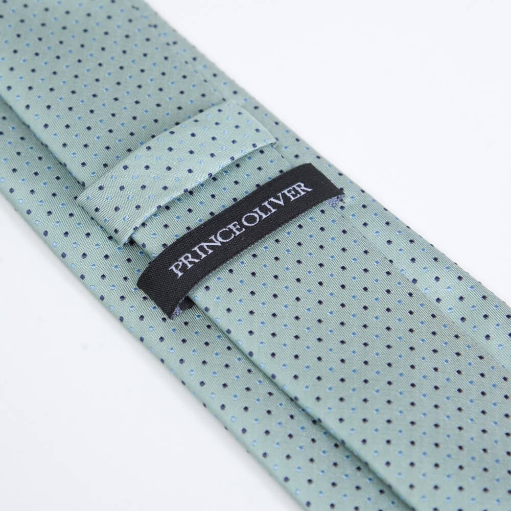 Γραβάτα Πουά Πράσινη (Φάρδος 7 cm)