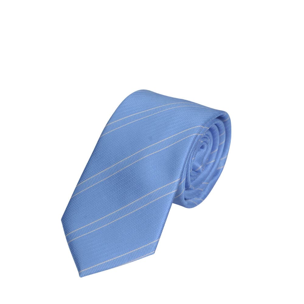 Γραβάτα Γαλάζια Με Ανάγλυφο Σχέδιο (Φάρδος 7 cm)