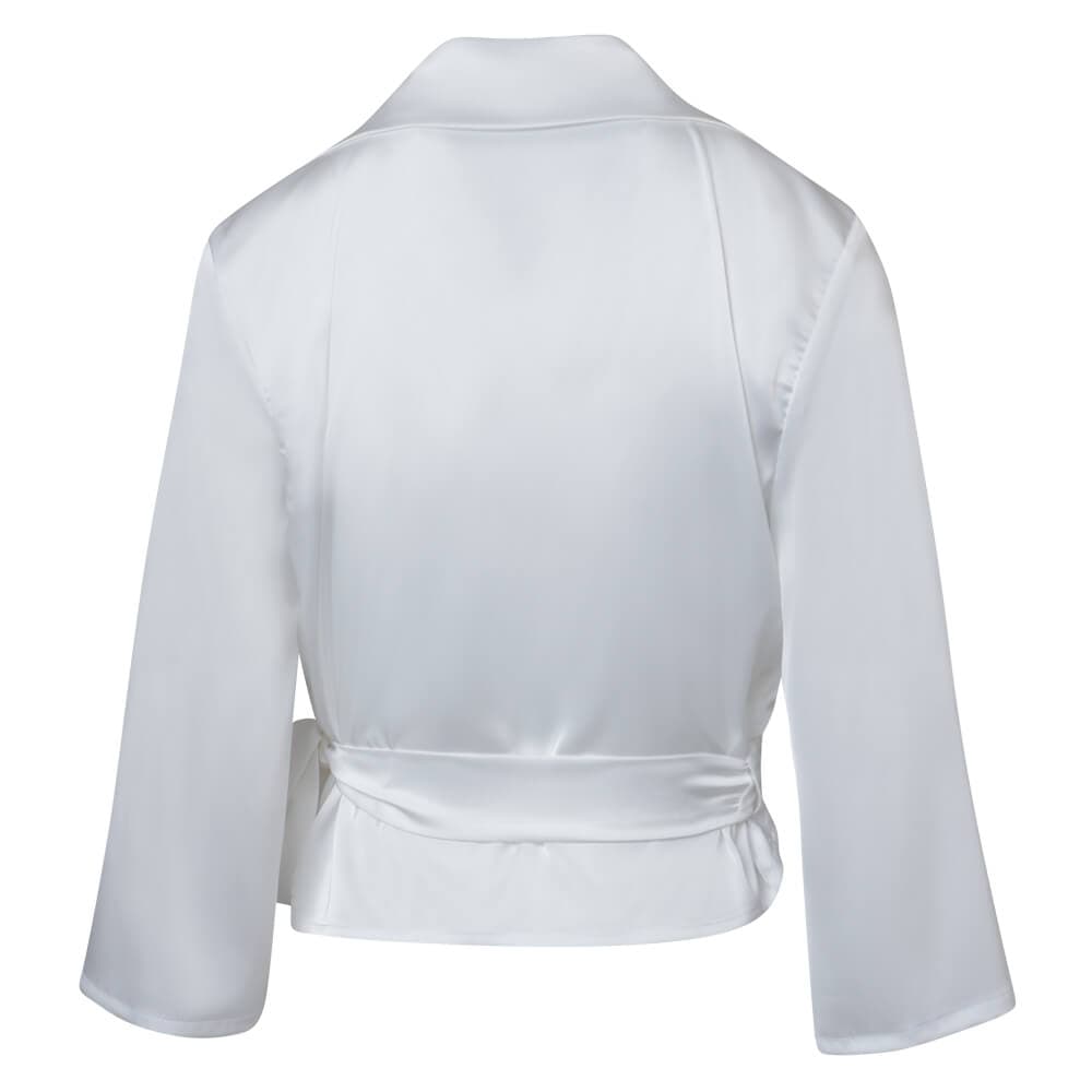 Γυναικείο Πουκάμισο Σατινέ Λευκό New Arrival