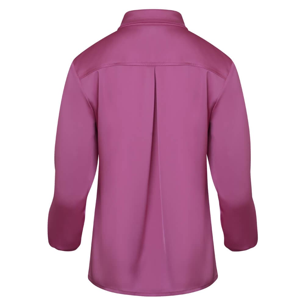 Γυναικείο Πουκάμισο Σατινέ Φούξια
