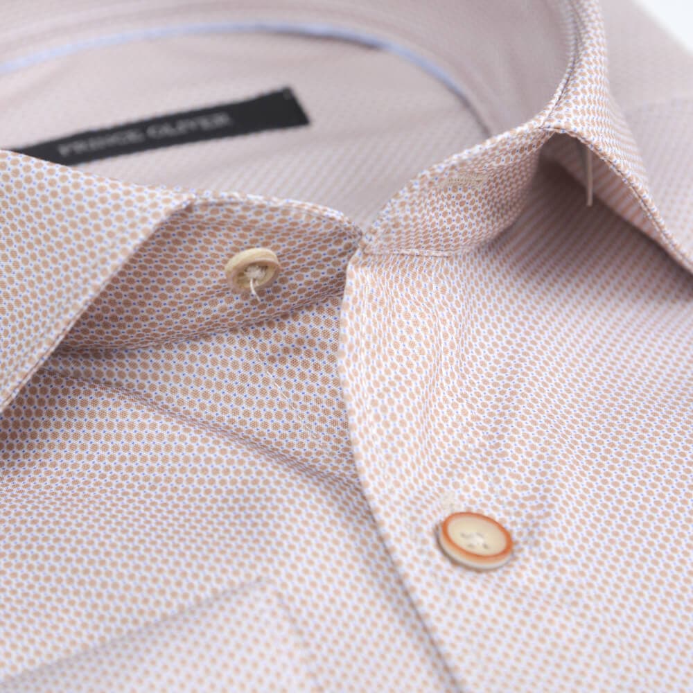 Πουκάμισο Με Σχέδιο Μπεζ (Modern Fit)