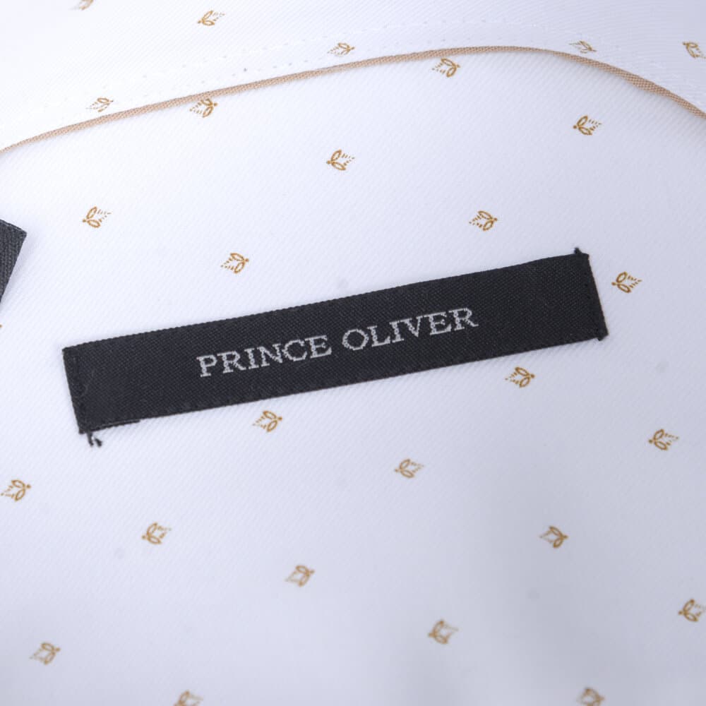 Πουκάμισο Με Σχέδιο Λευκό (Modern Fit)