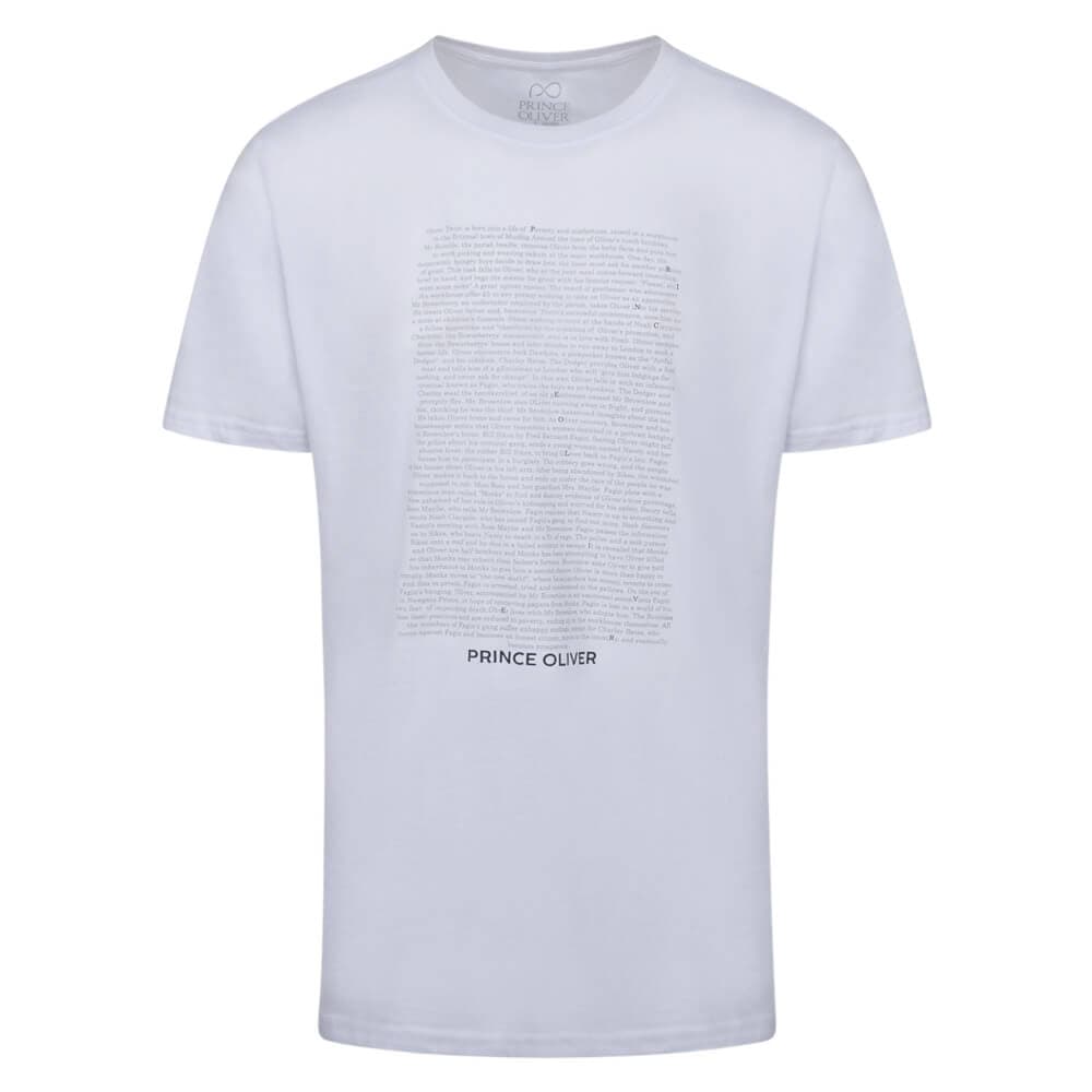 Men's T-Shirts Prince Oliver White