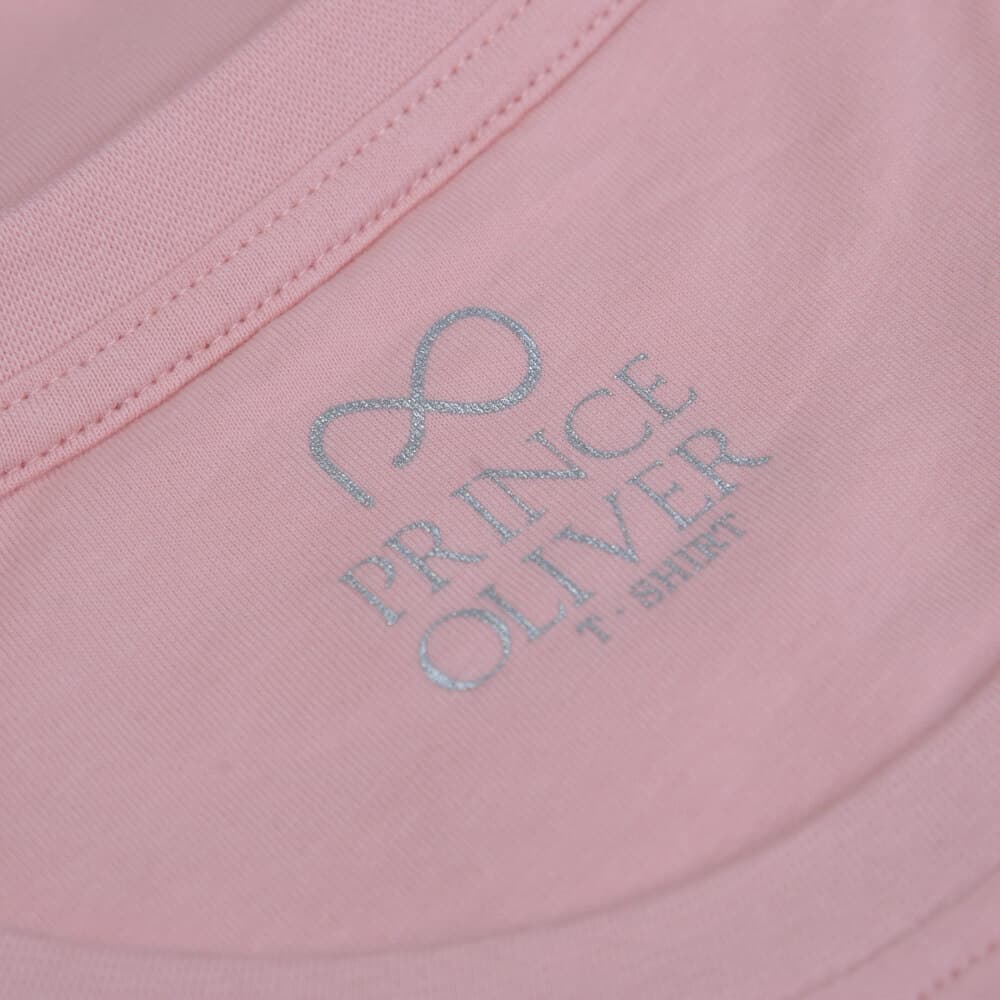 Brand New Τ-Shirt Ροζ 100% Cotton (Modern Fit)