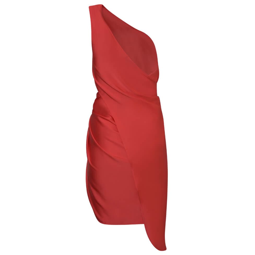 Φόρεμα Σατινέ Κόκκινο