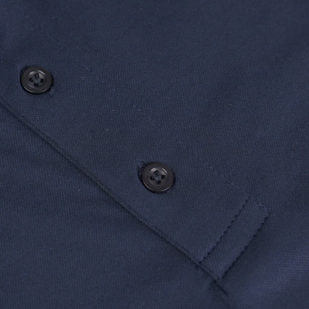 Premium Polo Μπλε 100% Cotton (Modern Fit)