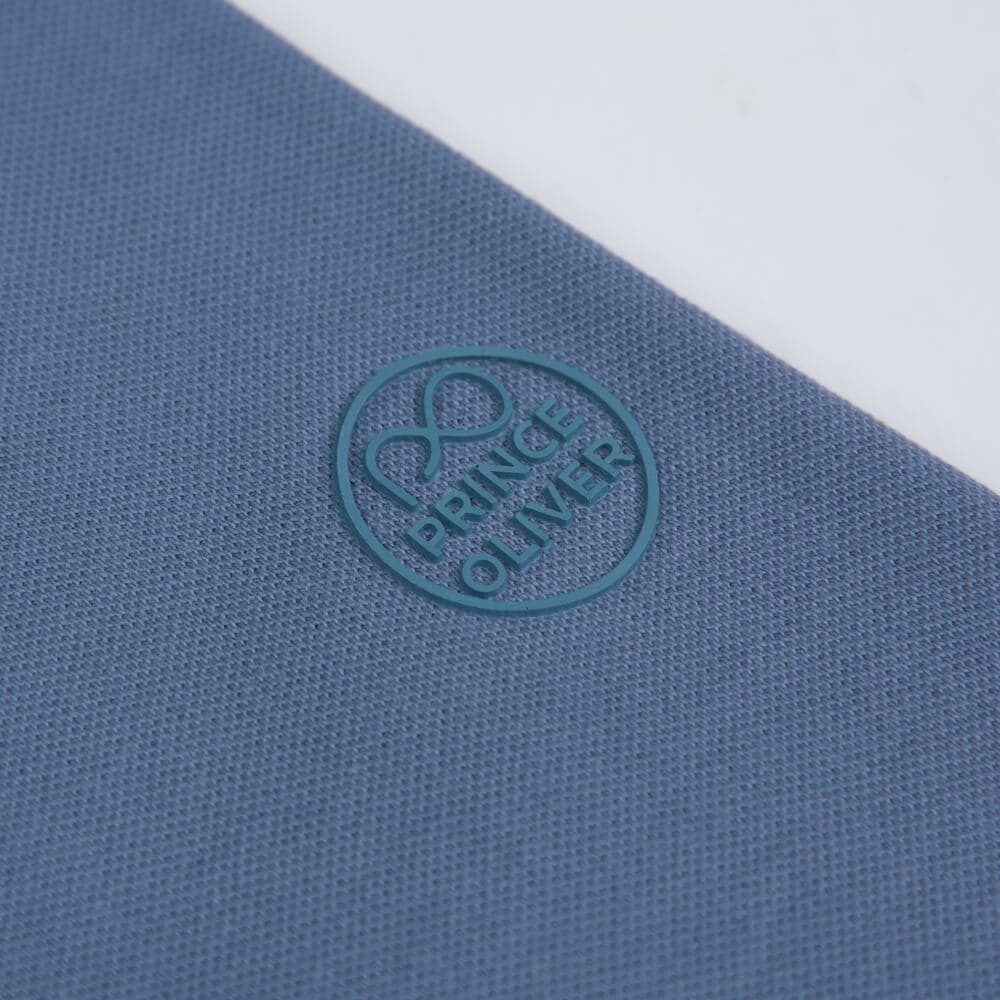 Premium Polo Μπλε Ραφ 100% Cotton (Modern Fit)