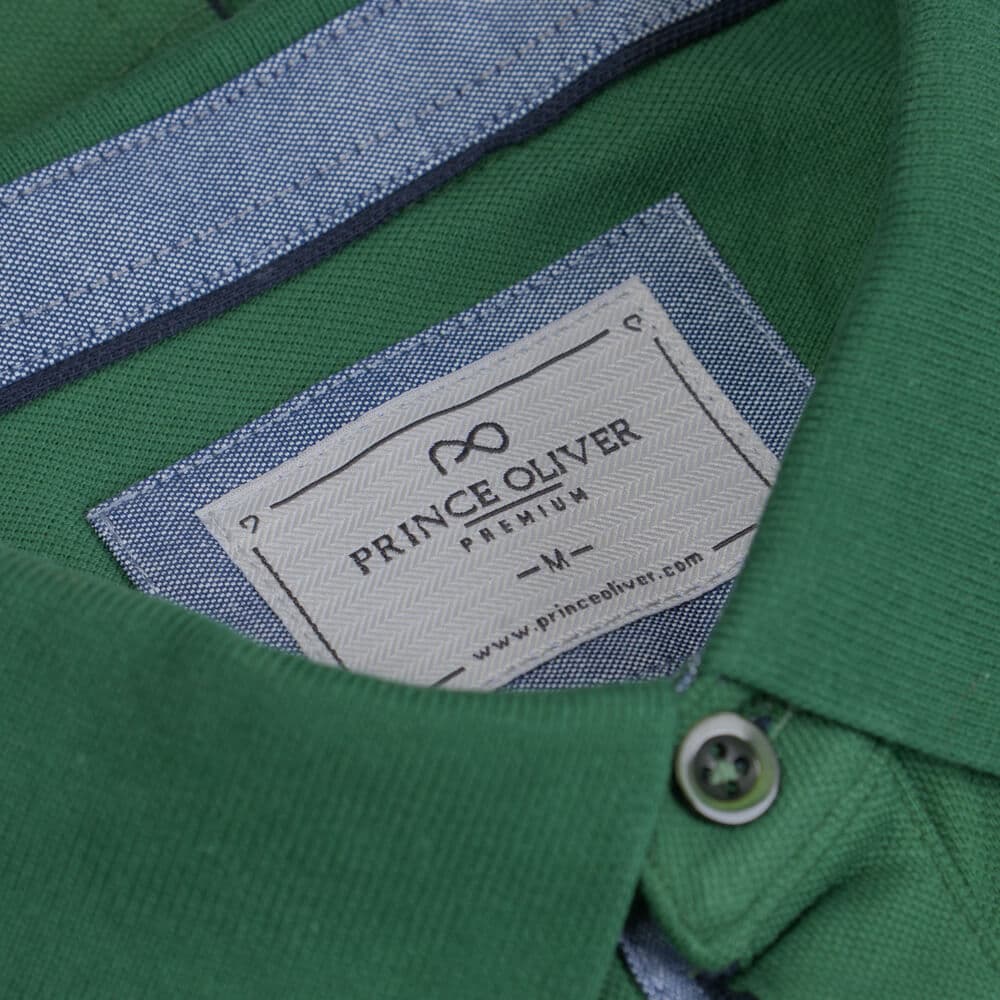 Premium Polo Πράσινο 100% Cotton (Modern Fit)