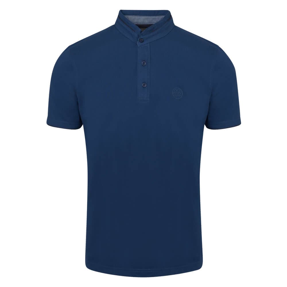 Premium Mao Polo Πράσινο 100% Cotton (Modern Fit)