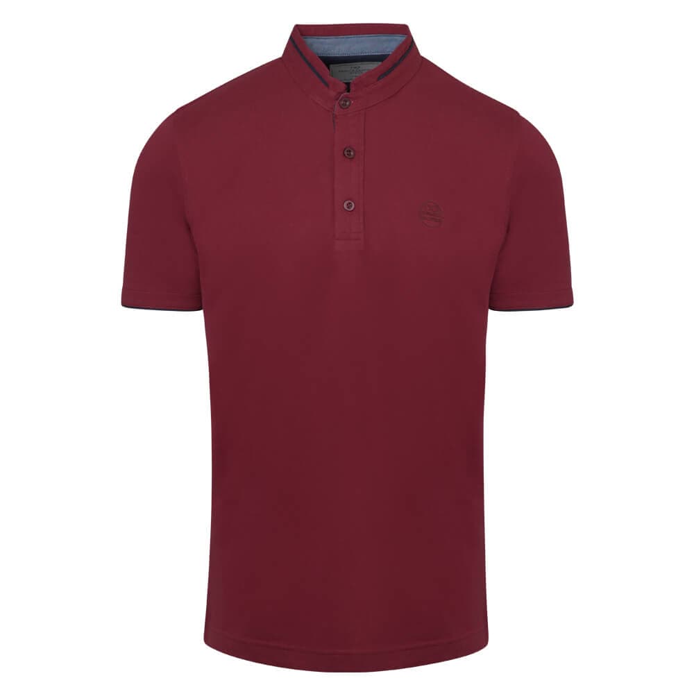 Premium Mao Polo Πράσινο 100% Cotton (Modern Fit)