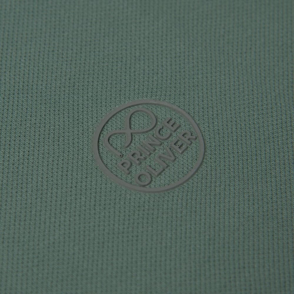 Premium Mao Polo Πράσινο 100% Cotton (Modern Fit)