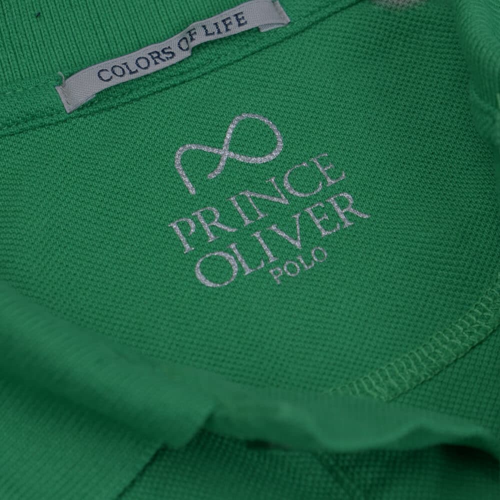 Brand New Polo Double Pique Πράσινο 100% Cotton (Regular Fit)