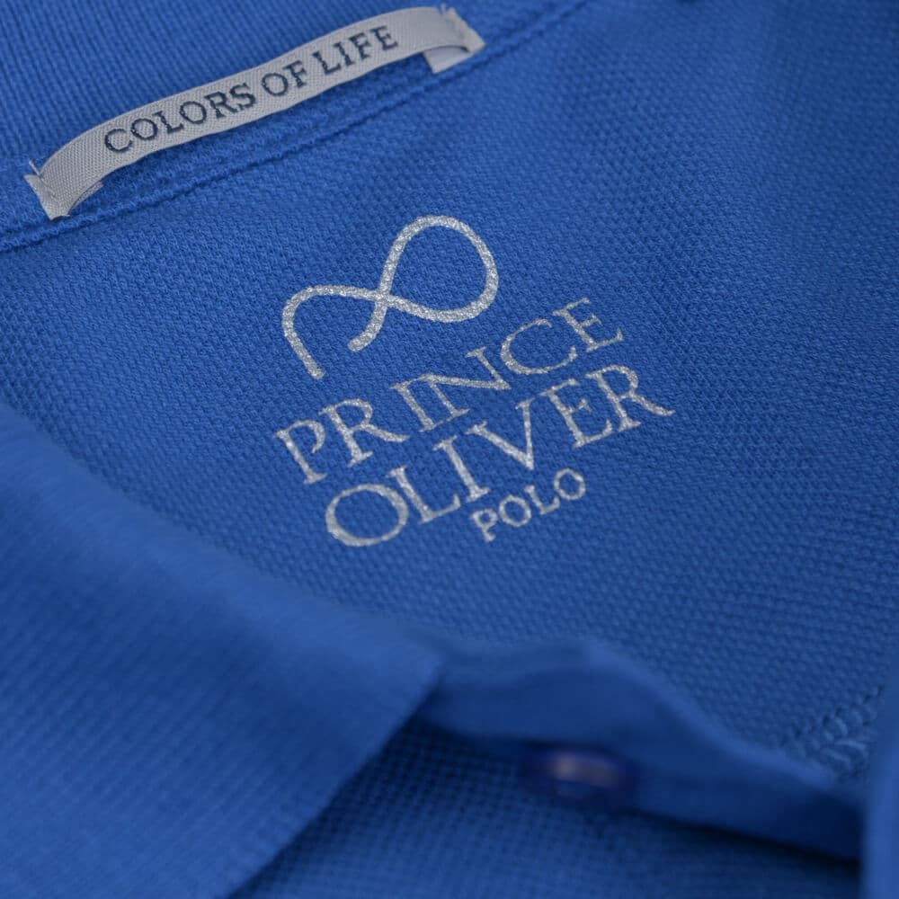 Brand New Polo Double Pique Μπλε Ρουά 100% Cotton (Regular Fit)