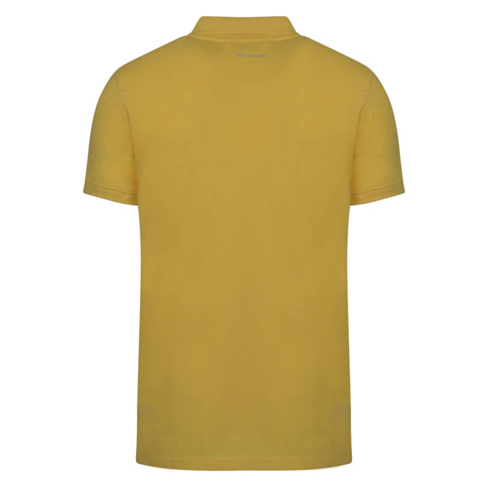 Brand New Polo Double Pique Κίτρινο 100% Cotton (Regular Fit)