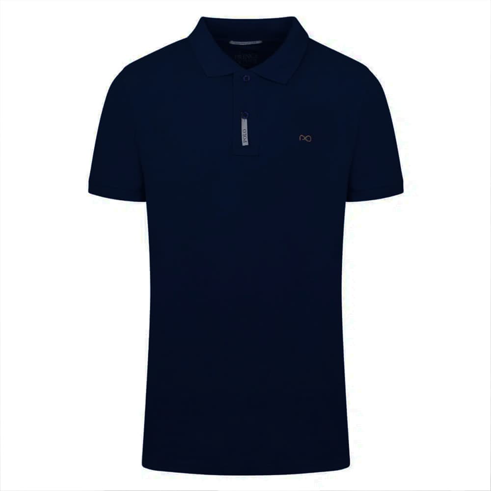 Brand New Polo Double Pique Μπλε Σκούρο 100% Cotton (Regular Fit)