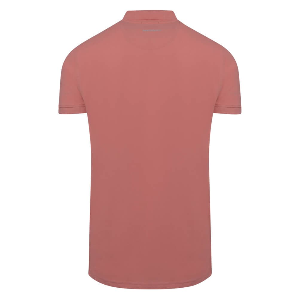 Brand New Polo Double Pique Ροδακινί 100% Cotton (Regular Fit)