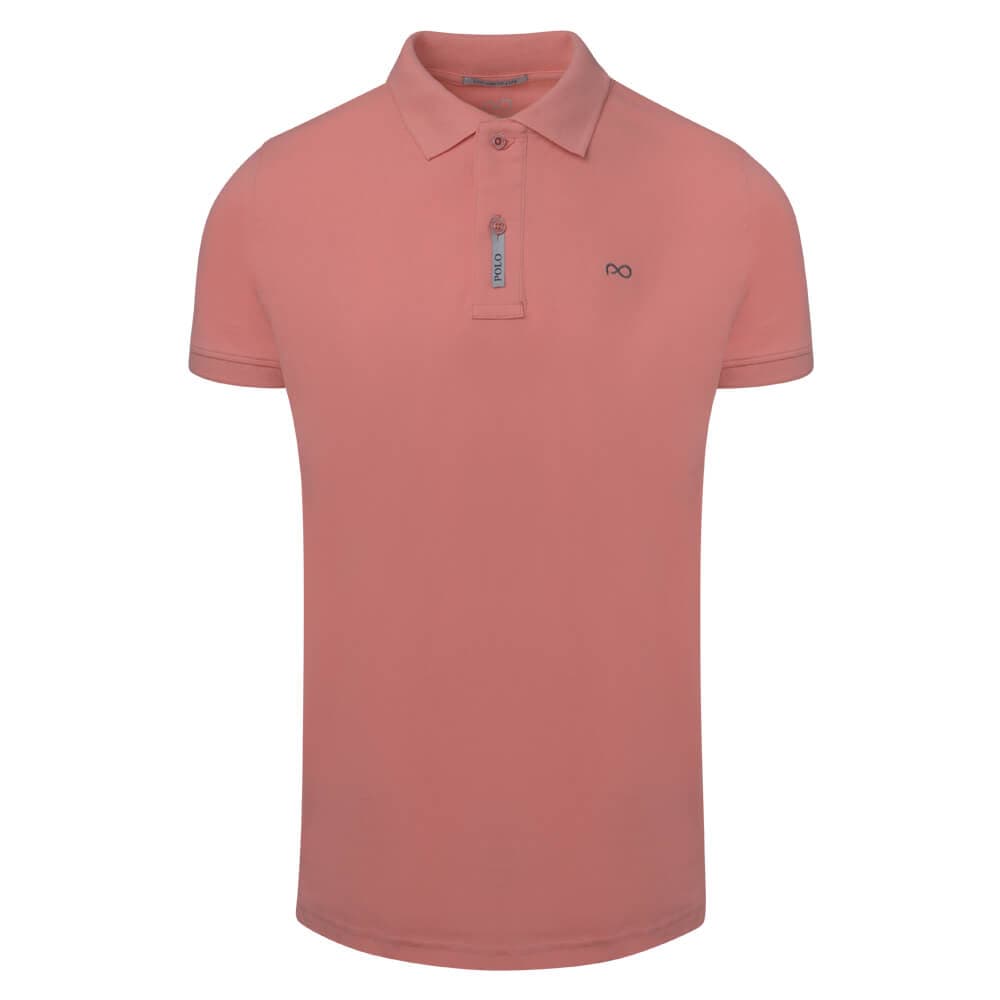 Brand New Polo Double Pique Πετρόλ 100% Cotton (Regular Fit)