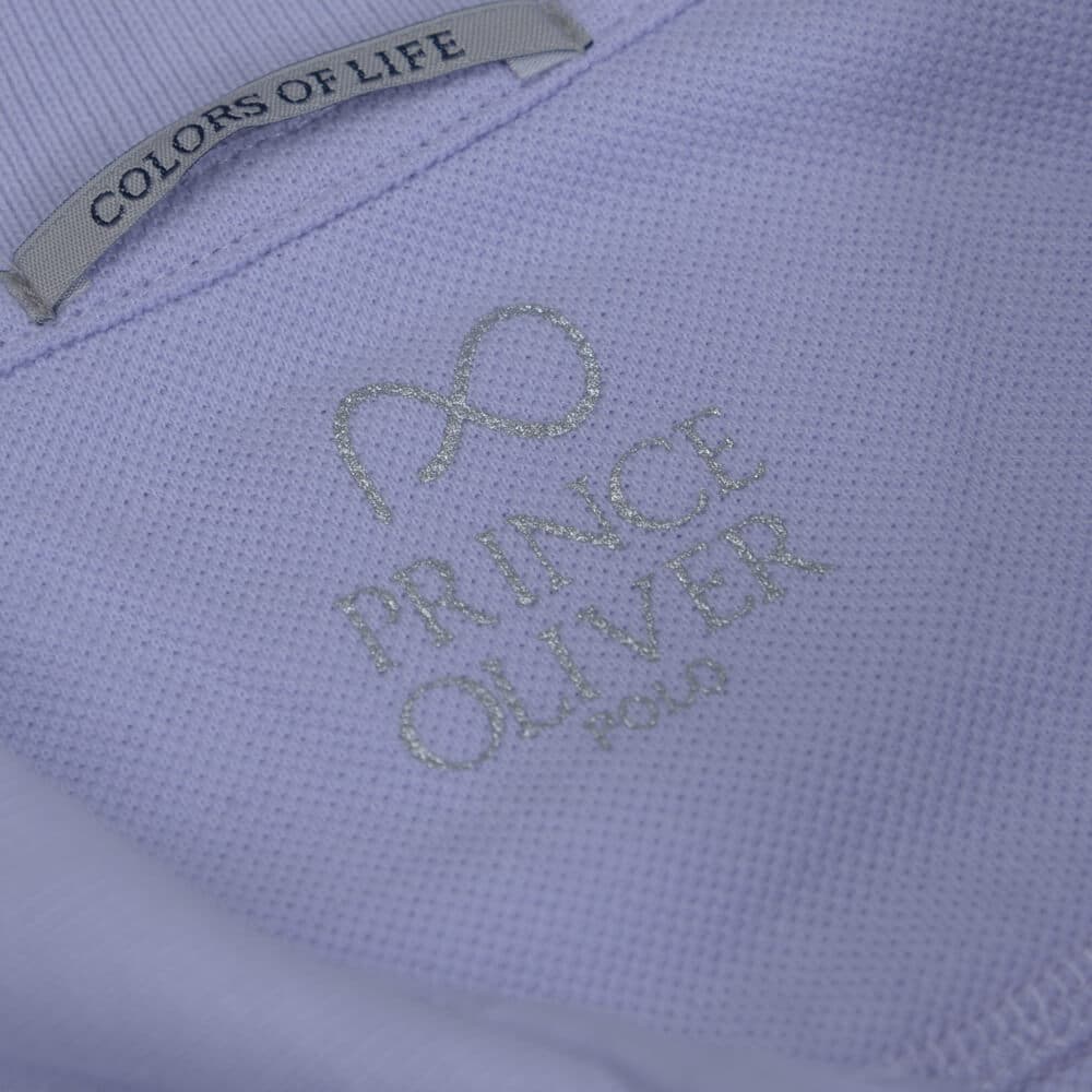 Brand New Polo Double Pique Λιλά 100% Cotton (Regular Fit)