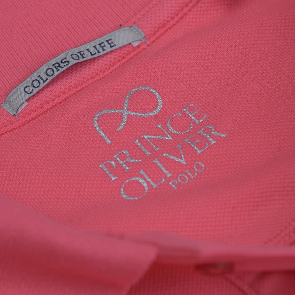 Brand New Polo Double Pique Κοραλί 100% Cotton (Regular Fit)