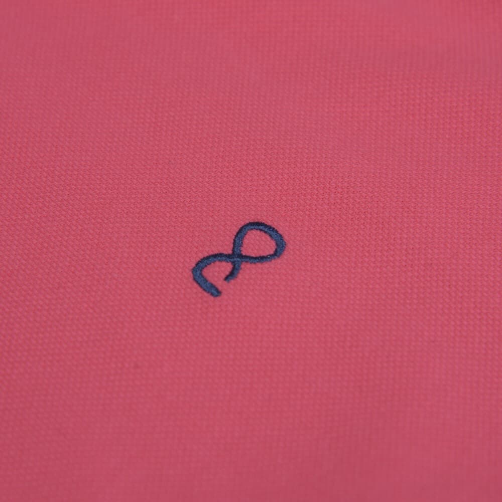 Brand New Polo Double Pique Κοραλί 100% Cotton (Regular Fit)