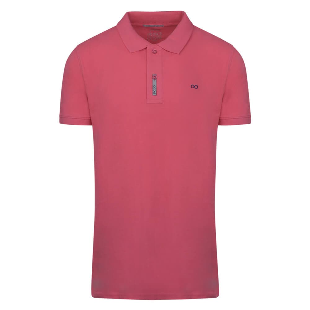 Brand New Polo Double Pique Κοραλί 100% Cotton (Regular Fit)