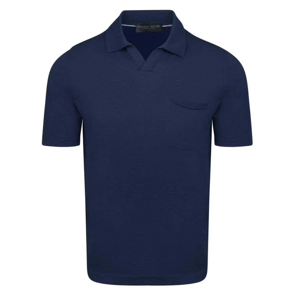 Men's Polo Shirts Prince Oliver Blue