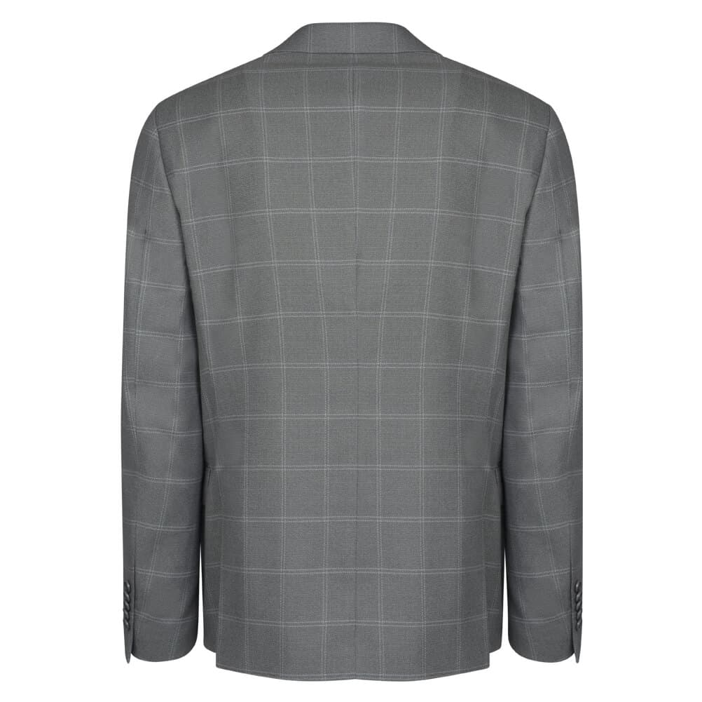 Σακάκι Καρό Λαδί (Modern Fit)