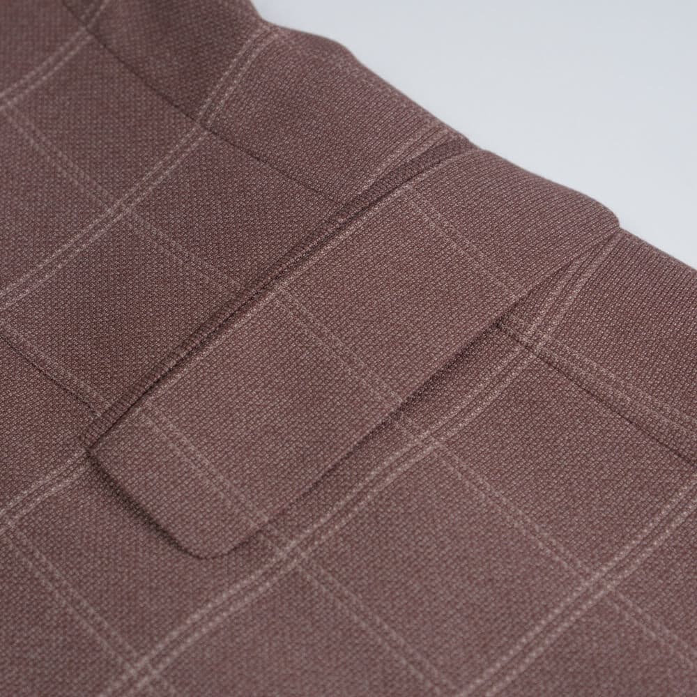 Σακάκι Καρό Καφέ (Modern Fit)