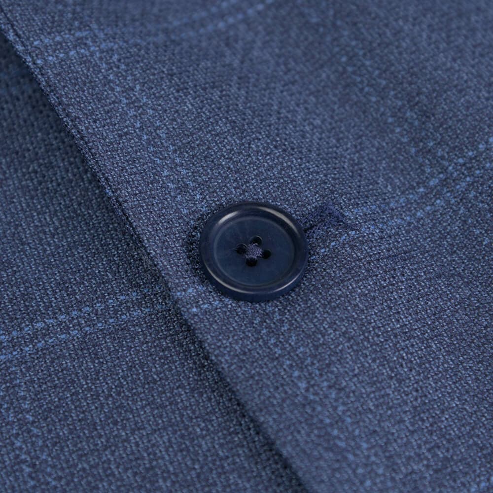 Κοστούμι Καρό Μπλε