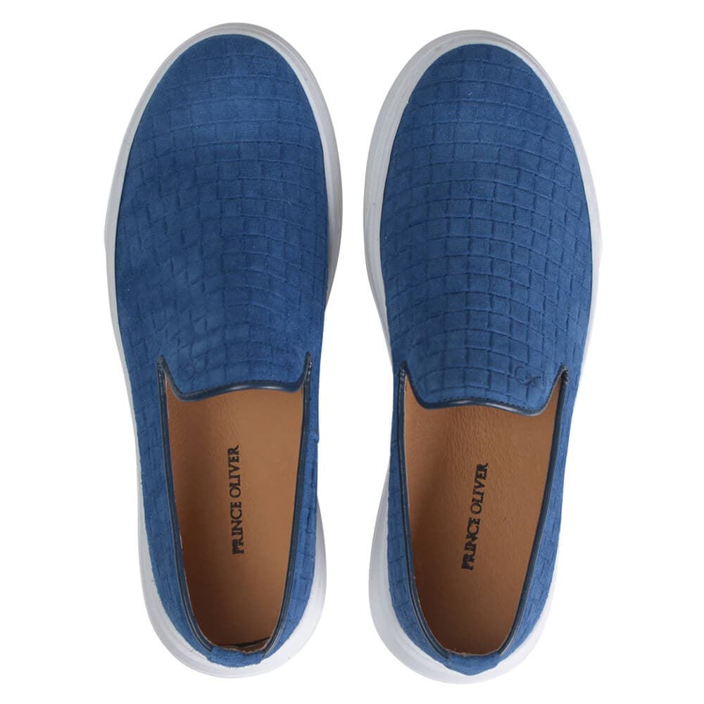 Δερμάτινα Loafers Μπλε