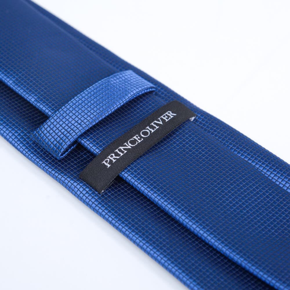 Γραβάτα Με Μικροσχέδιο Μπλε (Φάρδος 7 cm)