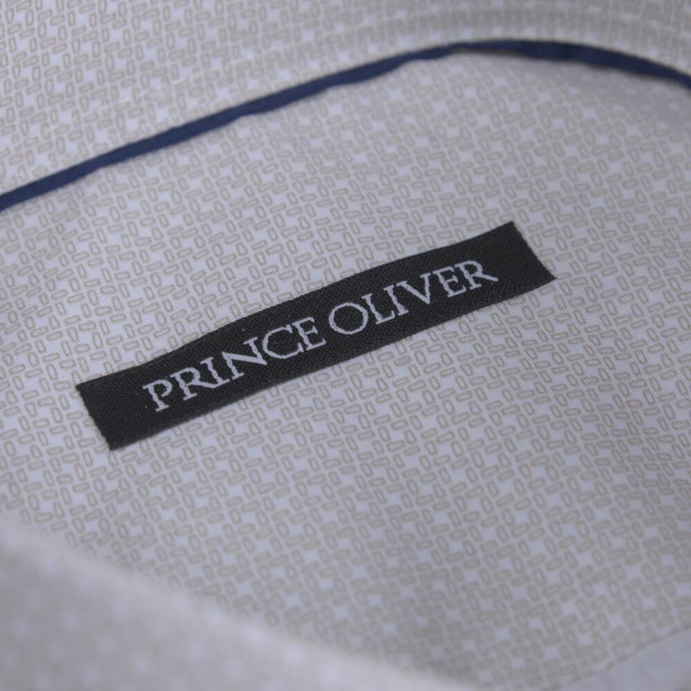 Πουκάμισο Μπεζ Με Σχέδιο (Modern Fit)