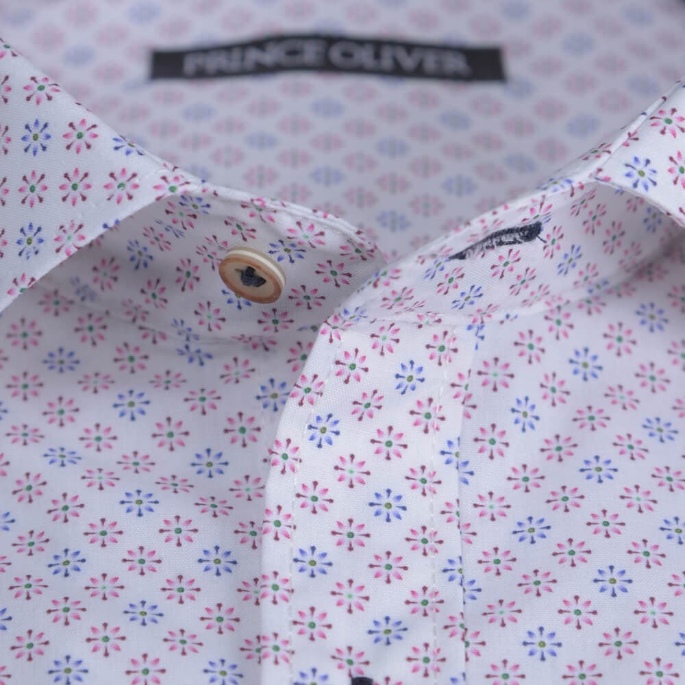 Πουκάμισο Λευκό Με Σχέδιο (Modern Fit)