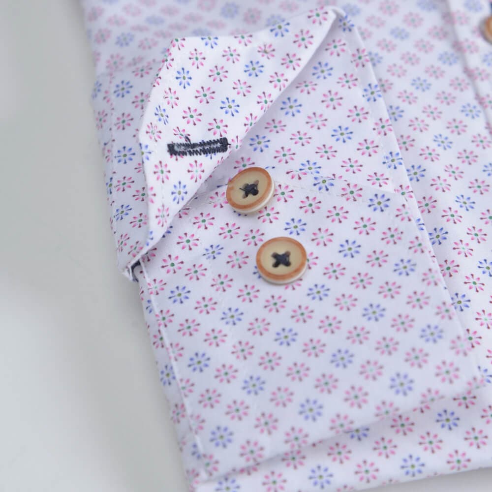 Πουκάμισο Λευκό Με Σχέδιο (Modern Fit)