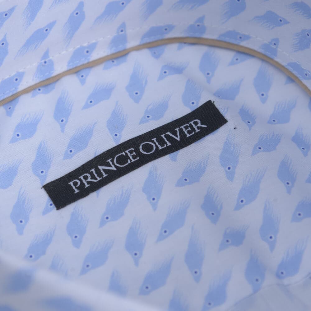 Πουκάμισο Σιέλ Με Σχέδιο (Modern Fit)