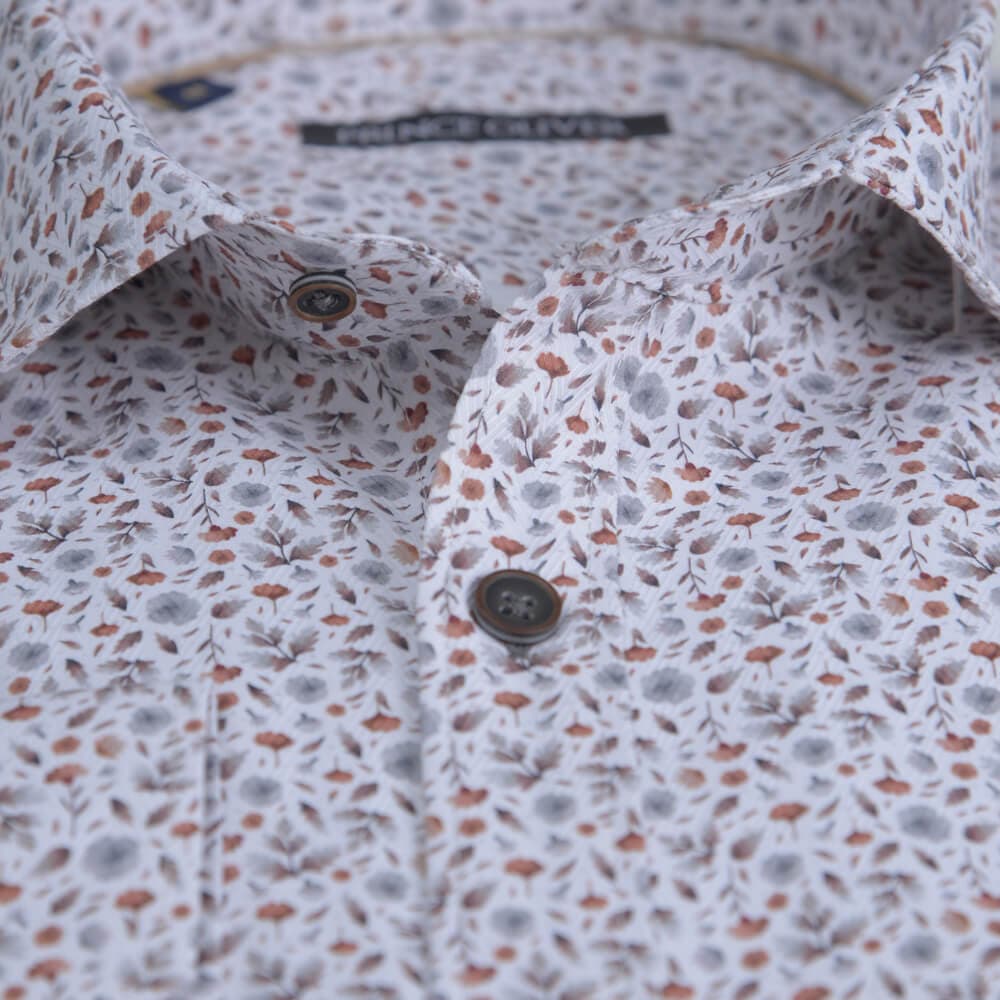 Πουκάμισο Λευκό Με Σχέδιο (Modern Fit)