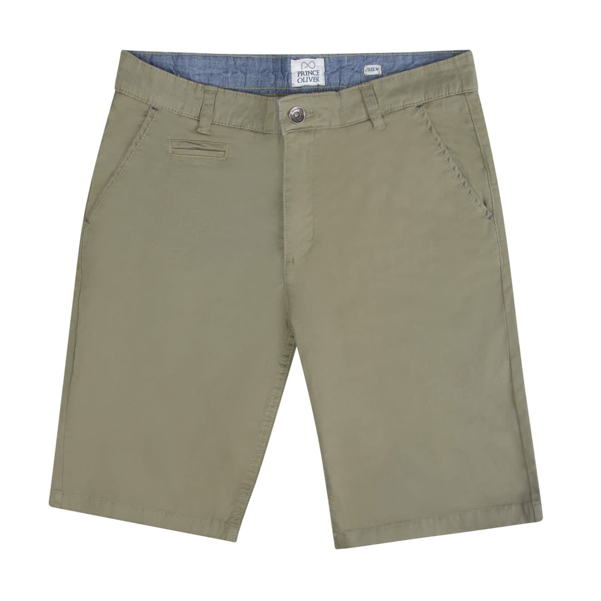 Βερμούδα Chinos Χακί (Modern Fit)