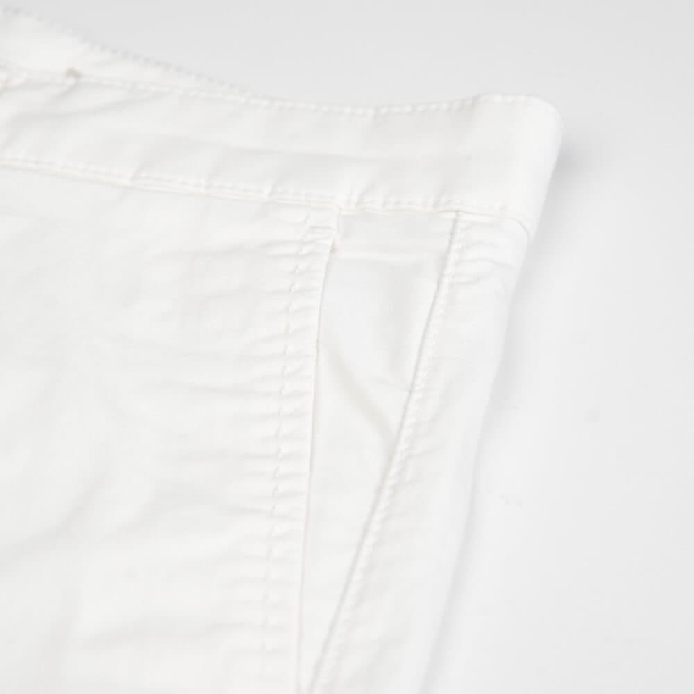 Elegant Βερμούδα Chinos Λευκή (Modern Fit)