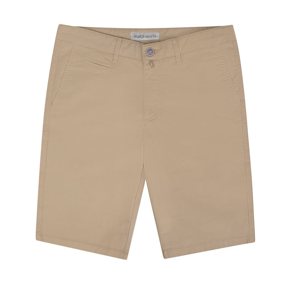 Elegant Βερμούδα Chinos Καφέ (Modern Fit)