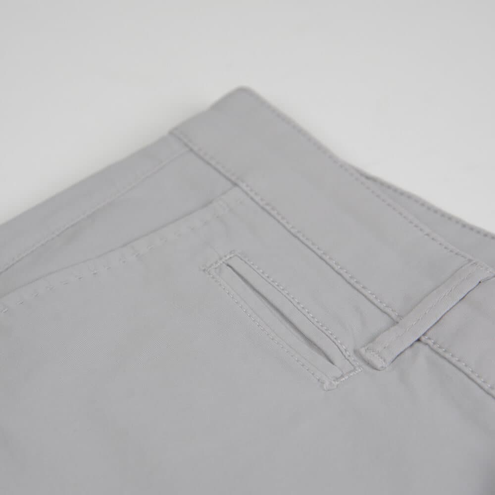 Elegant Βερμούδα Chinos Γκρι (Modern Fit)