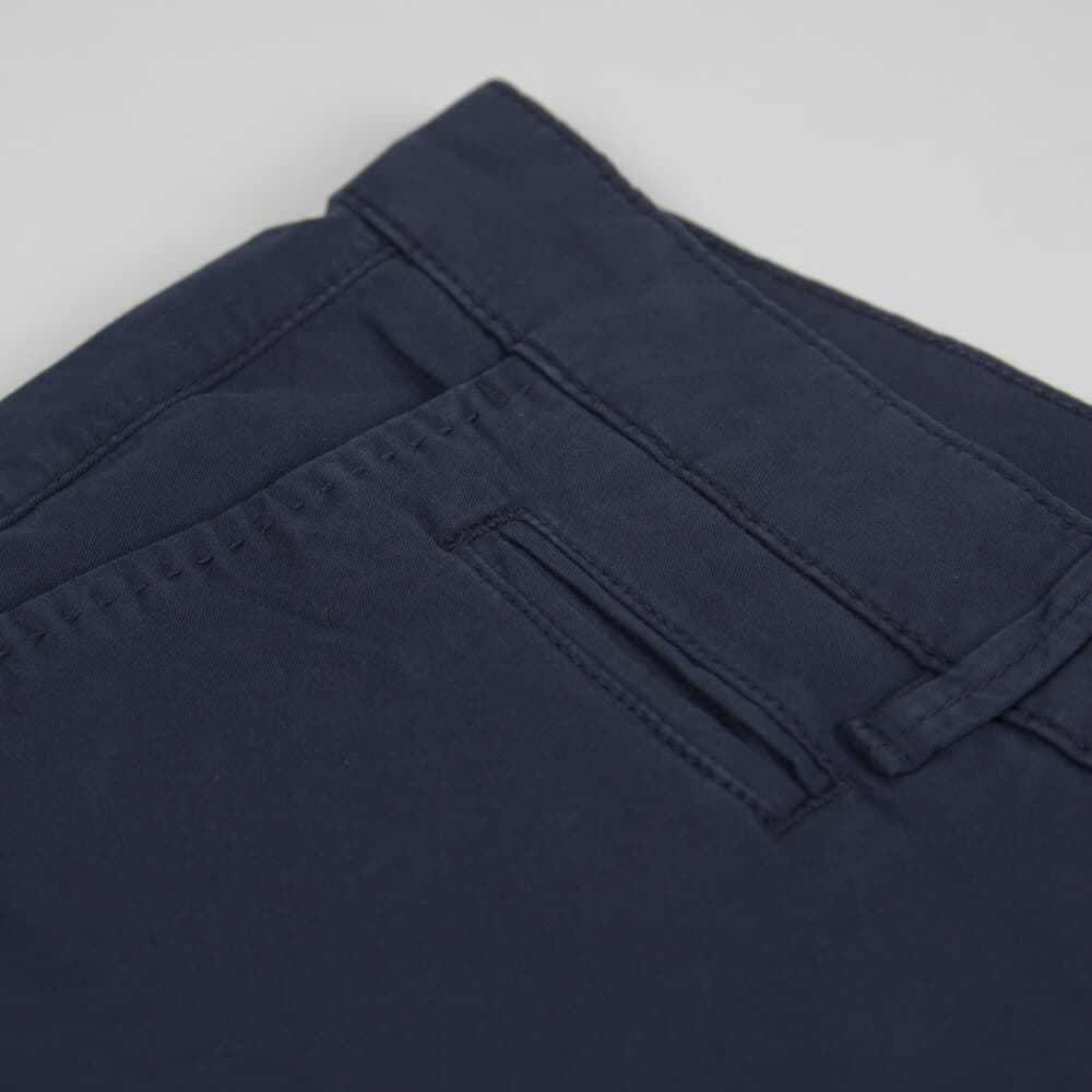 Elegant Βερμούδα Chinos Μπλε Σκούρο (Modern Fit)